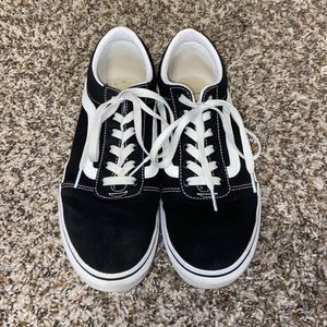Platform Black Vans